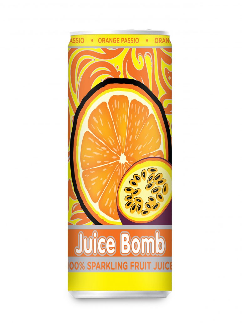 Orange and passionfruit clearance juice