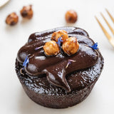 Mahadeva's Kitchen Vegan Hazelnut Ganache Cake