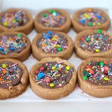 ***ALL NEW LOW PRICE*** The Bake List Mini M&M & Nutella Loaded Cookies Box of 9