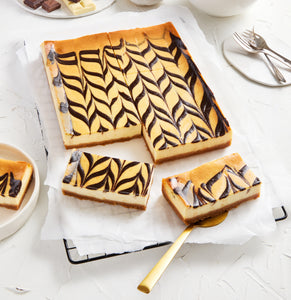 Mama Kaz Marble Cheesecake Slice