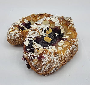 Sweet & Green Plant Based Blueberry Danish