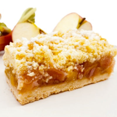 Spoon Patisserie Apple Rhubarb Crumble Slice