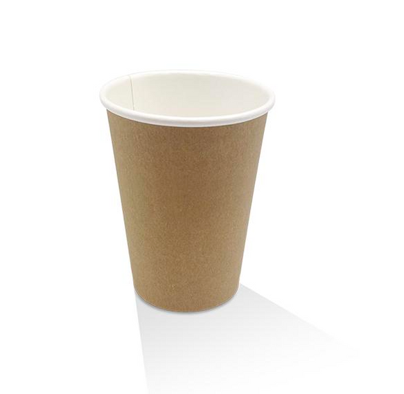 Pac Trading Single Wall 12oz Cups - Kraft