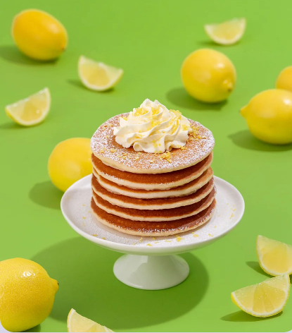 Flip Pancakes Sicilian Lemon Pancakes