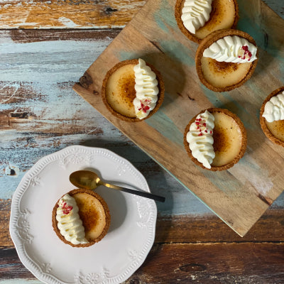 Homemade Bliss Gluten Free Lemon Brulee Tarts