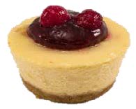 Rica Pastries Raspberry Cheesecake Box of 6