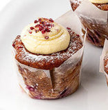 Little Secrets Bakehouse Gluten Free Raspberry & White Choc Muffin